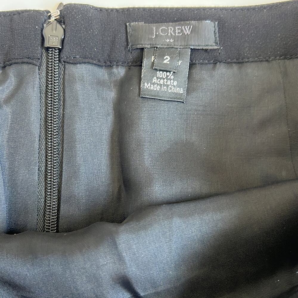 J. CREW black sequin mini skirt 2 - Picture 3 of 6